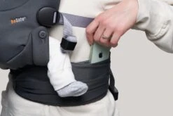 BeSafe Draagzak Newborn Haven -Kinderwagen- En Accessoirewinkel besafe newborn haven anthracite forest zijaanzicht 3